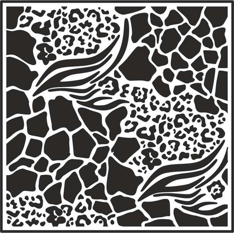 Creative Expressions Sue Wilson Stencil 7x7 Inch Animal Prints (CEST041) (OUTLET) Creative Expressions Sue Wilson Stencil 7x7 Inch Animal Prints (CEST041) (OUTLET)