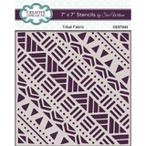 Creative Expressions Sue Wilson Stencil 7x7 Inch Tribal Fabric (CEST043) (OUTLET)