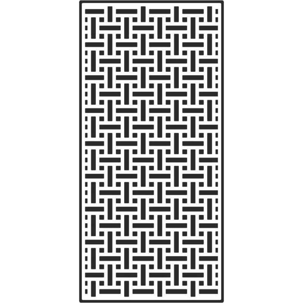 Creative Expressions Sue Wilson Stencil Slimline Basket Weave (CEST037) (OUTLET)