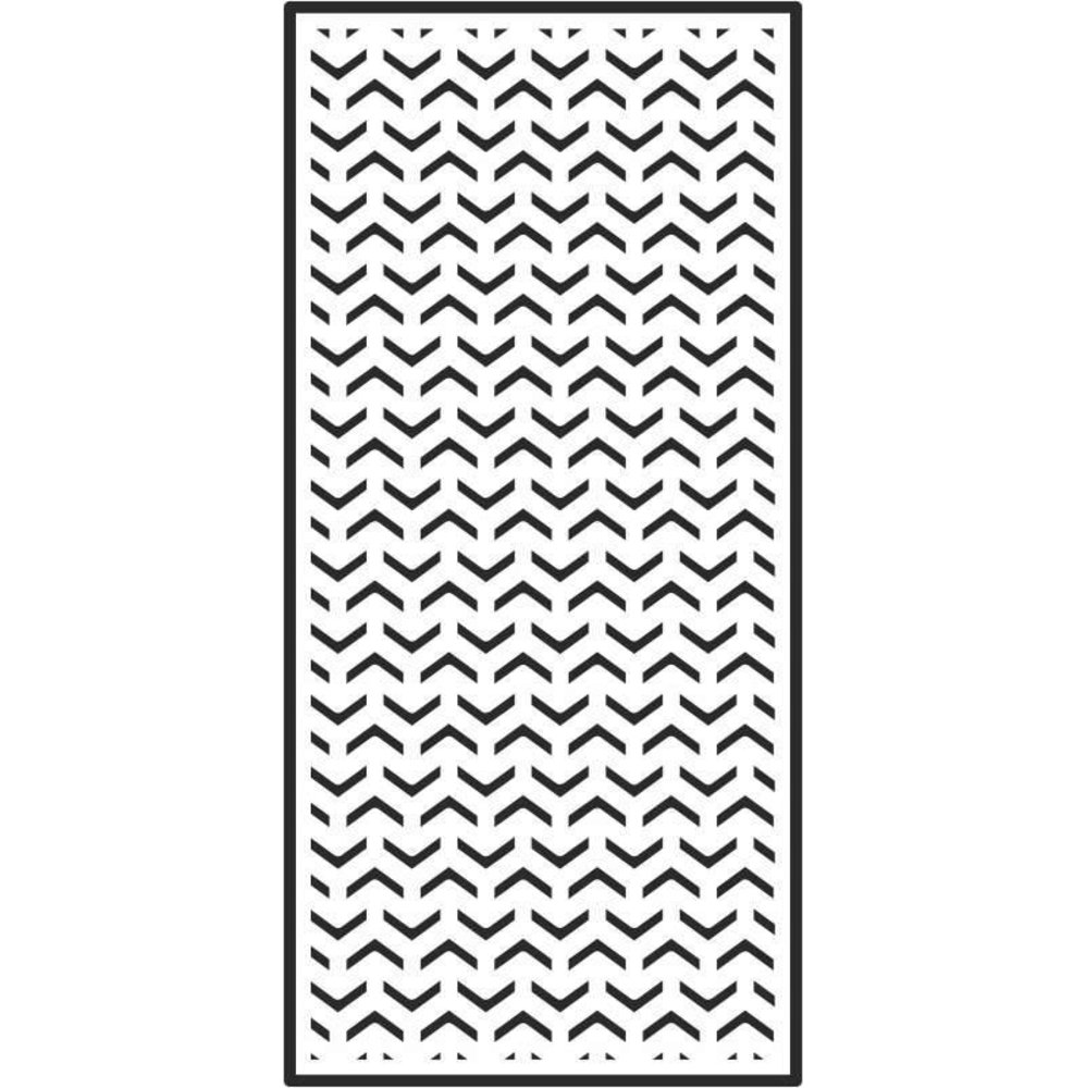 Creative Expressions Sue Wilson Stencil Slimline Chevron (CEST038) (OUTLET)