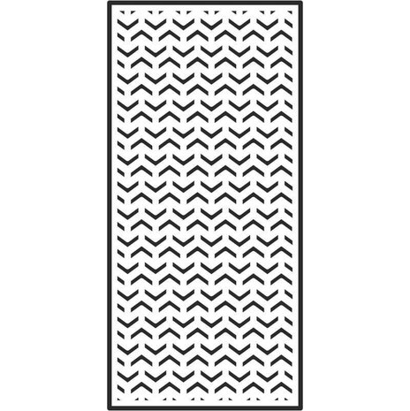 Creative Expressions Sue Wilson Stencil Slimline Chevron (CEST038) (OUTLET)