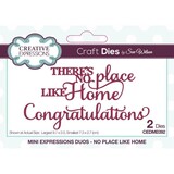 Creative Expressions Sue Wilson Craft Die Mini Expressions Duos No Place Like Home (CEDME092) (OUTLET)
