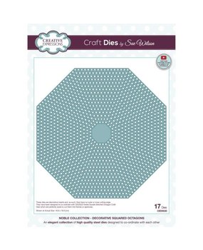 Creative Expressions Sue Wilson Craft Die Noble Collection Decorative Squared Octagons (CED5535) (OUTLET)