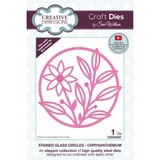 Creative Expressions Sue Wilson Craft Die Stained Glass Circles Chrysanthemum (CED24007) (OUTLET)