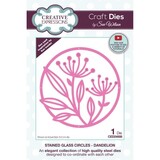 Creative Expressions Sue Wilson Craft Die Stained Glass Circles Dandelion (CED24008) (OUTLET)