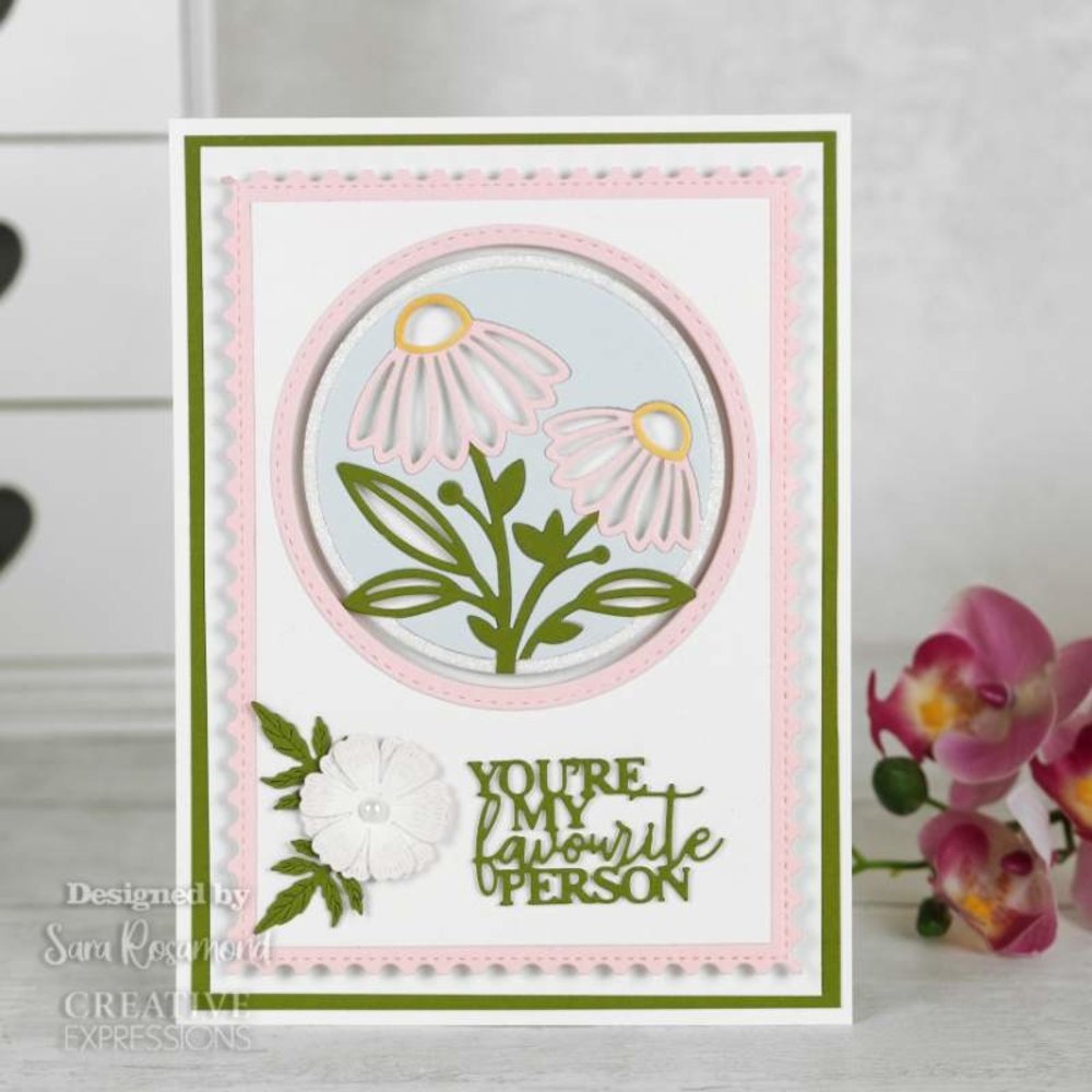 Creative Expressions Sue Wilson Craft Die Stained Glass Circles Gerbera (CED24009) (OUTLET) Creative Expressions Sue Wilson Craft Die Stained Glass Circles Gerbera (CED24009) (OUTLET)