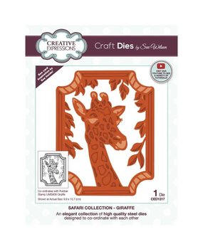 Creative Expressions Sue Wilson Craft Die Safari Collection Giraffe (CED1317) (OUTLET)