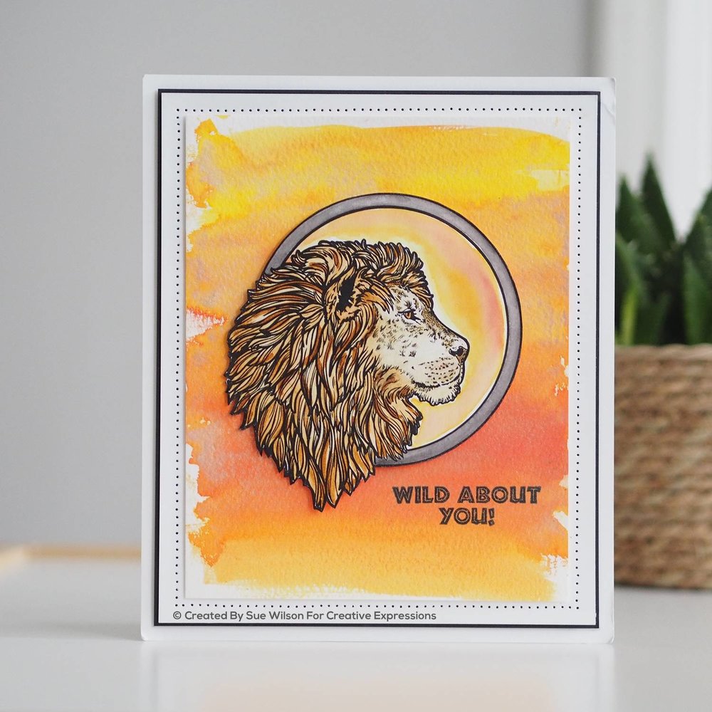 Creative Expressions Sue Wilson Craft Die Safari Collection Lion (CED1312) (OUTLET)