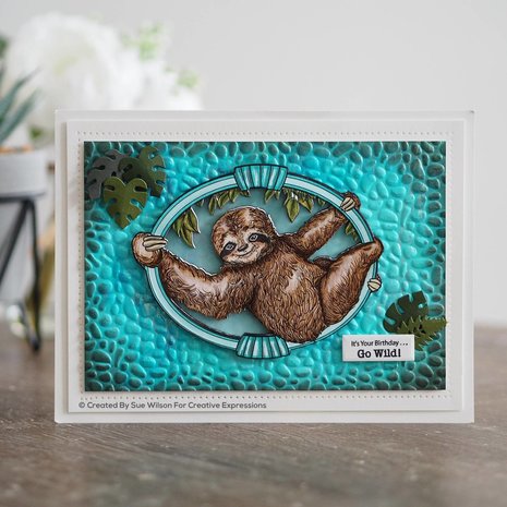 Creative Expressions Sue Wilson Craft Die Safari Collection Sloth (CED1313) (OUTLET)