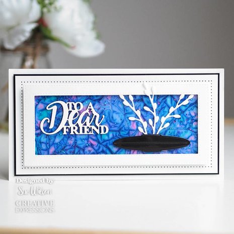Creative Expressions Sue Wilson Craft Die Finishing Touches Beautiful Blossoms (CED1535) (OUTLET)