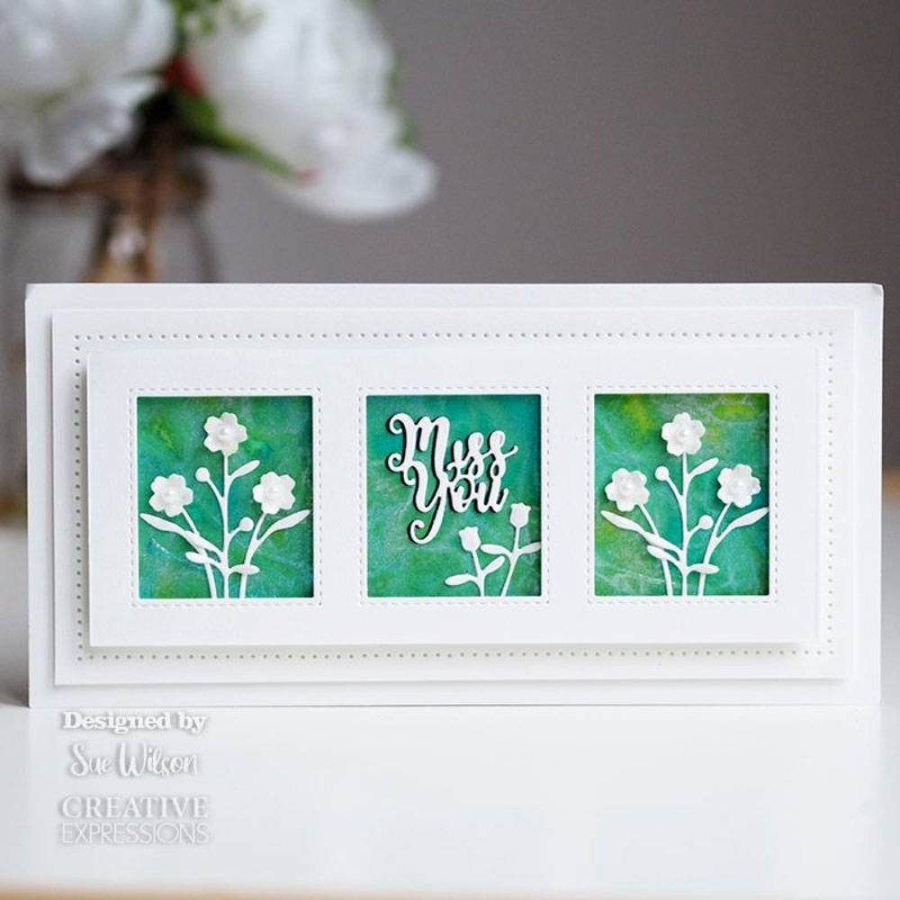 Creative Expressions Sue Wilson Craft Die Finishing Touches Button Flower (CED1534) (OUTLET)