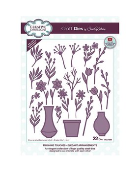 Creative Expressions Sue Wilson Craft Die Finishing Touches Elegant Arrangements (CED1536) (OUTLET) Creative Expressions Sue Wilson Craft Die Finishing Touches Elegant Arrangements (CED1536) (OUTLET)
