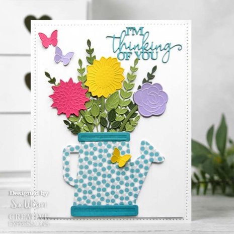 Creative Expressions Sue Wilson Craft Die Finishing Touches Flower Bouquet (CED1538) (OUTLET)