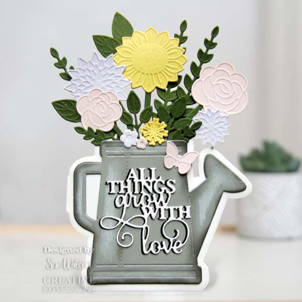 Creative Expressions Sue Wilson Craft Die Finishing Touches Flower Bouquet (CED1538) (OUTLET)