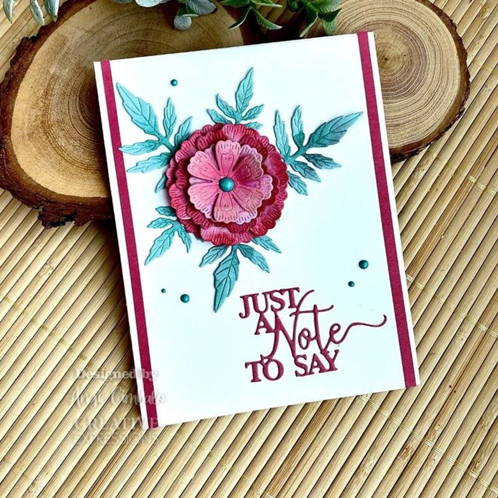 Creative Expressions Sue Wilson Craft Die Finishing Touches French Marigold (CED1537) (OUTLET)