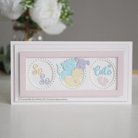 Creative Expressions Sue Wilson Craft Die Slimline Collection Aperture Trio Decorative Oval (CED1259) (OUTLET) Creative Expressions Sue Wilson Craft Die Slimline Collection Aperture Trio Decorative Oval (CED1259) (OUTLET)