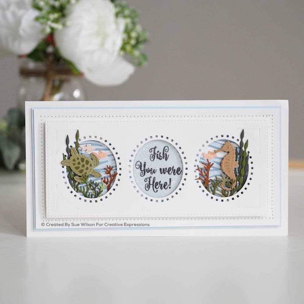 Creative Expressions Sue Wilson Craft Die Slimline Collection Aperture Trio Decorative Oval (CED1259) (OUTLET) Creative Expressions Sue Wilson Craft Die Slimline Collection Aperture Trio Decorative Oval (CED1259) (OUTLET)