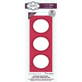 Creative Expressions Sue Wilson Craft Die Slimline Collection Aperture Trio Holly Oval (CED3222) (OUTLET)