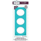 Creative Expressions Sue Wilson Craft Die Slimline Collection Aperture Trio Stitched Oval (CED1258) (OUTLET)