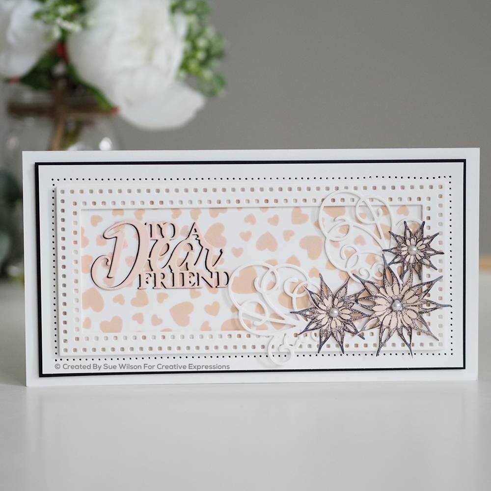 Creative Expressions Sue Wilson Craft Die Slimline Collection Decorative Squared Rectangles (CED1252) (OUTLET) Creative Expressions Sue Wilson Craft Die Slimline Collection Decorative Squared Rectangles (CED1252) (OUTLET)