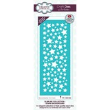 Creative Expressions Sue Wilson Craft Die Slimline Collection Stars Background (CED1254) (OUTLET)