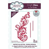 Creative Expressions Sue Wilson Craft Die Festive Collection Bauble Branch (CED3229) (OUTLET)