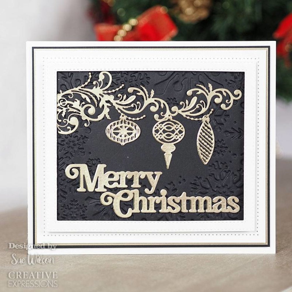 Creative Expressions Sue Wilson Craft Die Festive Collection Bauble Branch (CED3229) (OUTLET) Creative Expressions Sue Wilson Craft Die Festive Collection Bauble Branch (CED3229) (OUTLET)