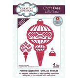 Creative Expressions Sue Wilson Craft Die Festive Collection Garland Baubles (CED3226) (OUTLET)