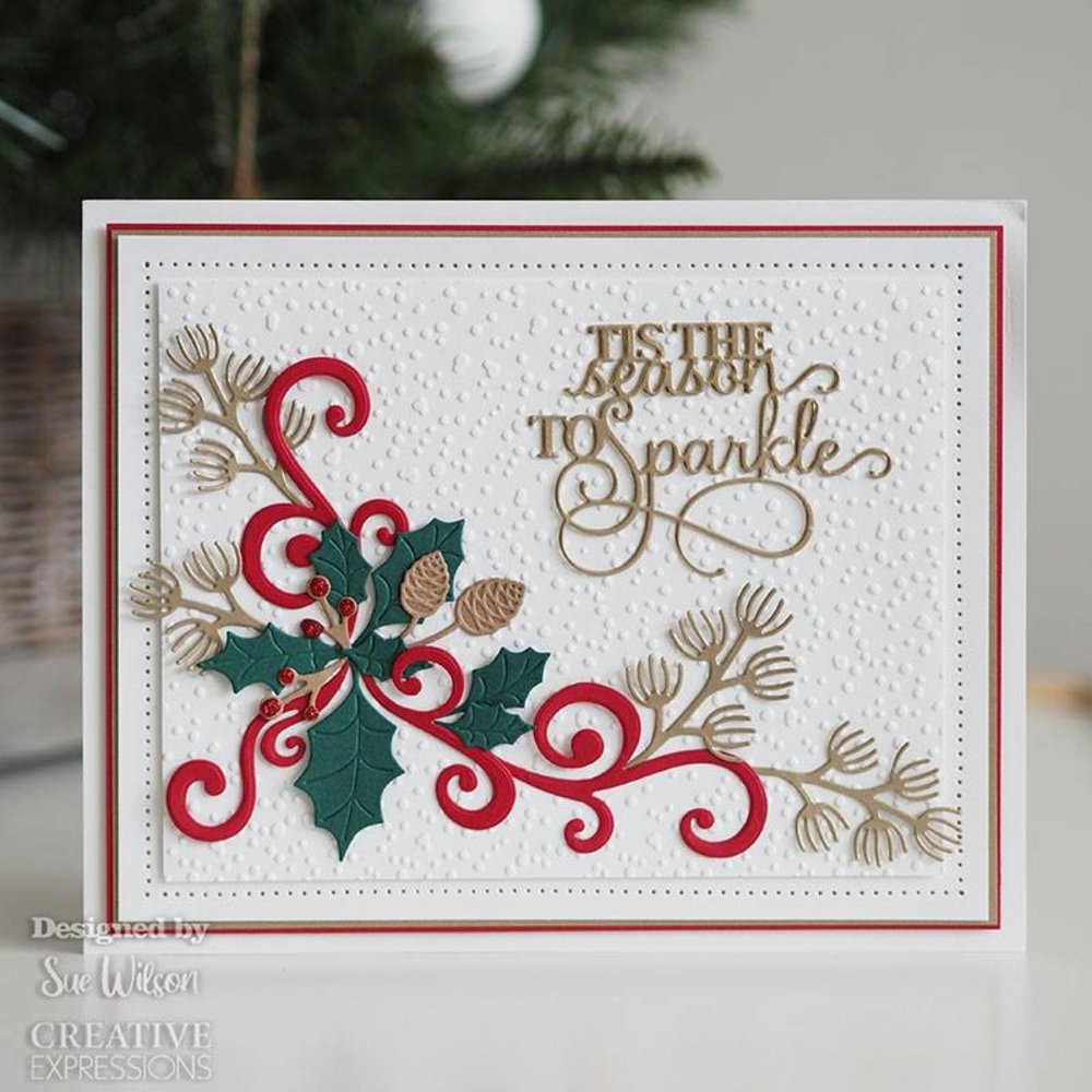Creative Expressions Sue Wilson Craft Die Festive Collection Tis The Season To Sparkle (CEDME083) (OUTLET) Creative Expressions Sue Wilson Craft Die Festive Collection Tis The Season To Sparkle (CEDME083) (OUTLET)