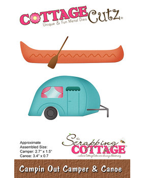 Scrapping Cottage Campin Out Camper & Canoe (CC-933) (OUTLET)