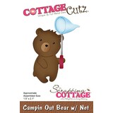 Scrapping Cottage Campin Out Bear w/ Net (CC-932) (OUTLET)