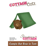 Scrapping Cottage Campin Out Bear in Tent (CC-929) (OUTLET)
