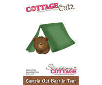 Scrapping Cottage Campin Out Bear in Tent (CC-929) (DISCONTINUED)