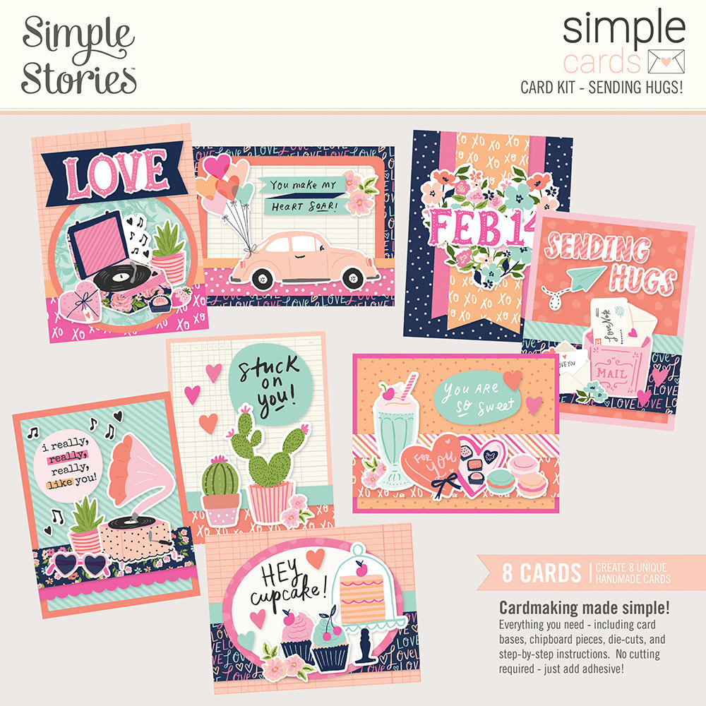 Simple Stories Simple Cards Kit Sending Hugs! (16926) (DISCONTINUED)