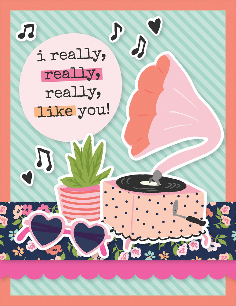 Simple Stories Simple Cards Kit Sending Hugs! (16926) (DISCONTINUED)