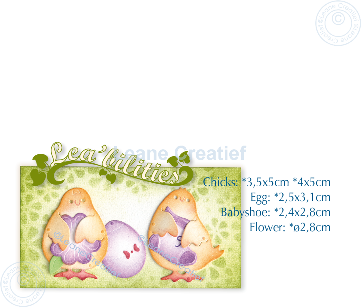 Leane Creatief B-Day/ Baby/ Easter Chicks Dies (45.7811) (DISCONTINUED) Leane Creatief B-Day/ Baby/ Easter Chicks Dies (45.7811) (DISCONTINUED)