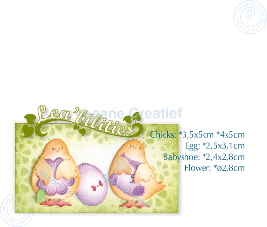 Leane Creatief B-Day/ Baby/ Easter Chicks Dies (45.7811) (DISCONTINUED) Leane Creatief B-Day/ Baby/ Easter Chicks Dies (45.7811) (DISCONTINUED)