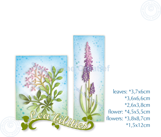Leane Creatief Twigs, Leaves & Flowers Dies (45.7835) (OUTLET)