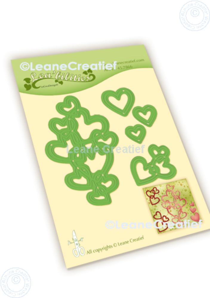 Leane Creatief Heart Ornaments Dies (45.7866) (OUTLET)