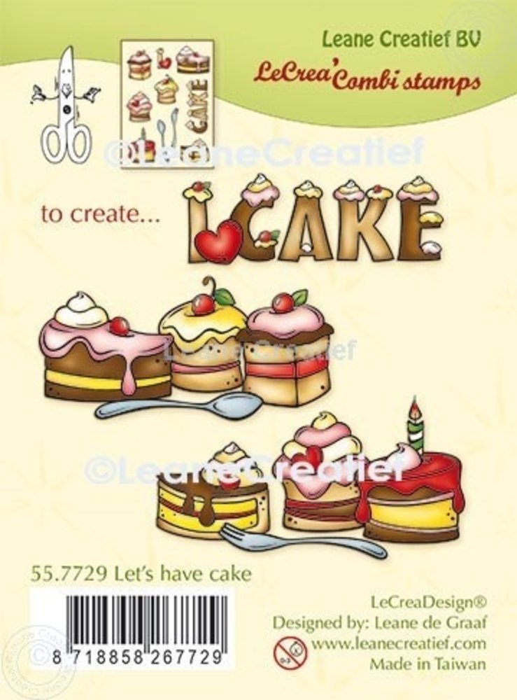 Leane Creatief Let's Have Cake Clear Stamps (55.7729) (DISCONTINUED) Leane Creatief Let's Have Cake Clear Stamps (55.7729) (DISCONTINUED)