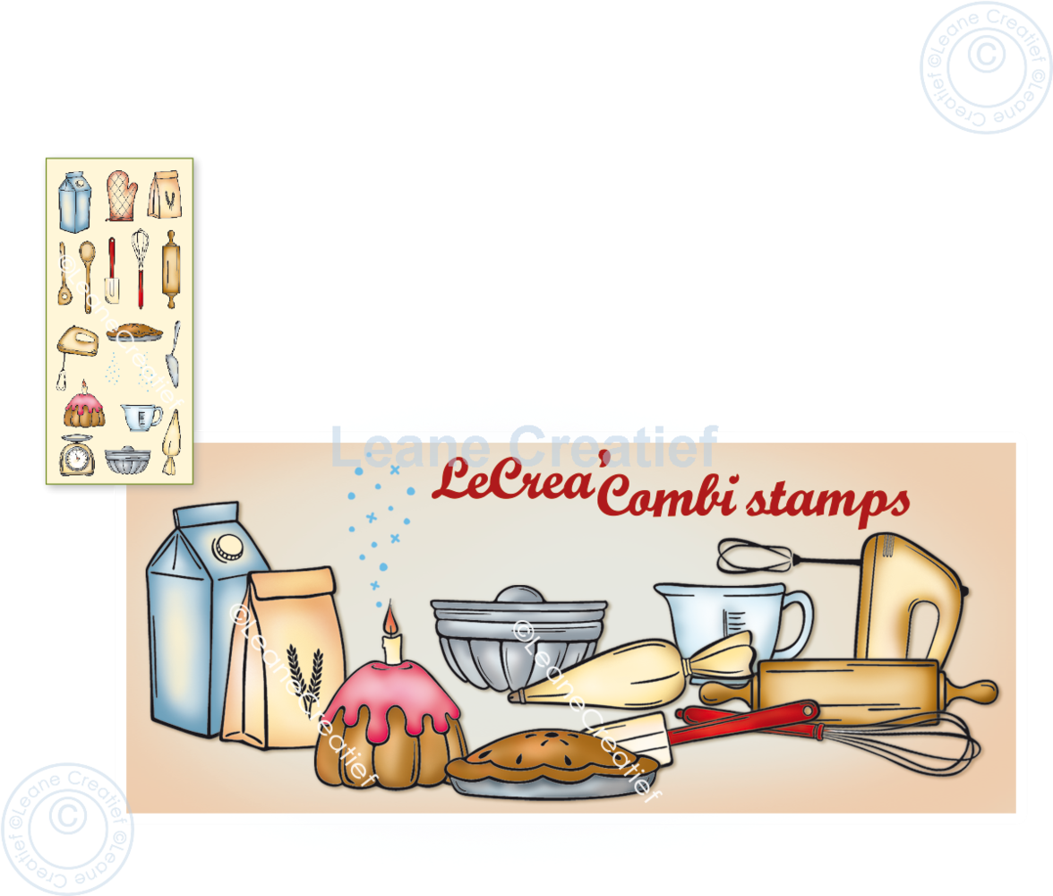 Leane Creatief Baking Supplies Clear Stamps (55.7736) (DISCONTINUED)