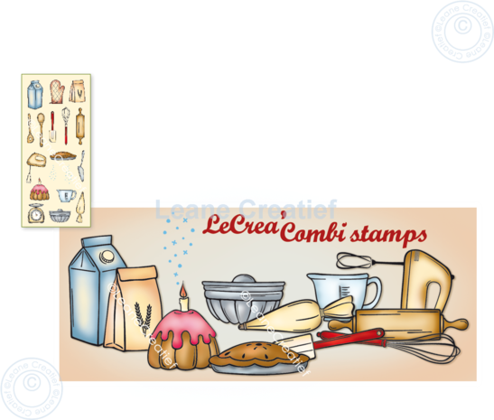 Leane Creatief Baking Supplies Clear Stamps (55.7736) (DISCONTINUED)