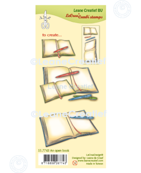 Leane Creatief An Open Book Clear Stamps (55.7743) (DISCONTINUED)