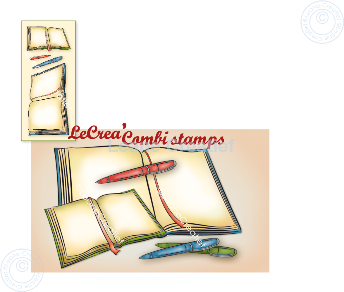 Leane Creatief An Open Book Clear Stamps (55.7743) (OUTLET)