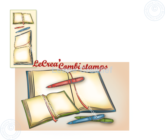 Leane Creatief An Open Book Clear Stamps (55.7743) (OUTLET)