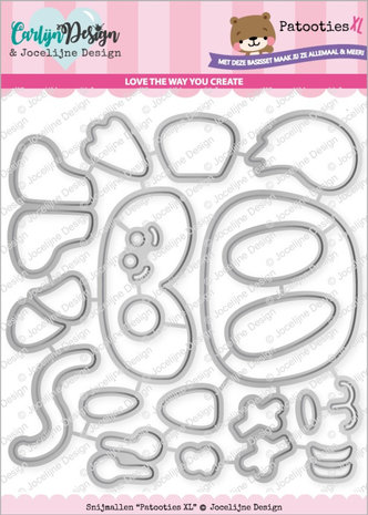CarlijnDesign Dies Patooties XL (CDJD-0023) (DISCONTINUED) CarlijnDesign Dies Patooties XL (CDJD-0023) (DISCONTINUED)