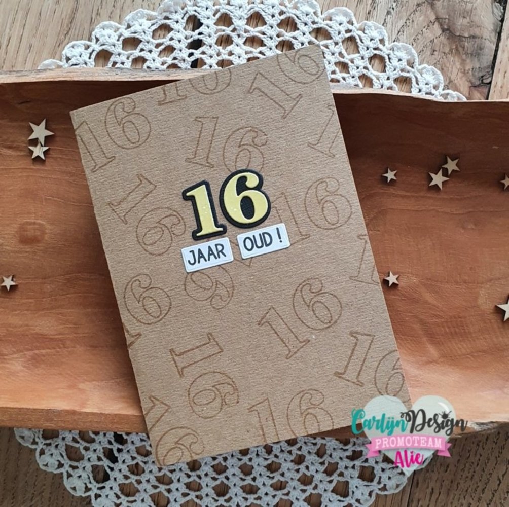 CarlijnDesign Stempels Grote Cijfers (CDST-0078) (OUTLET)