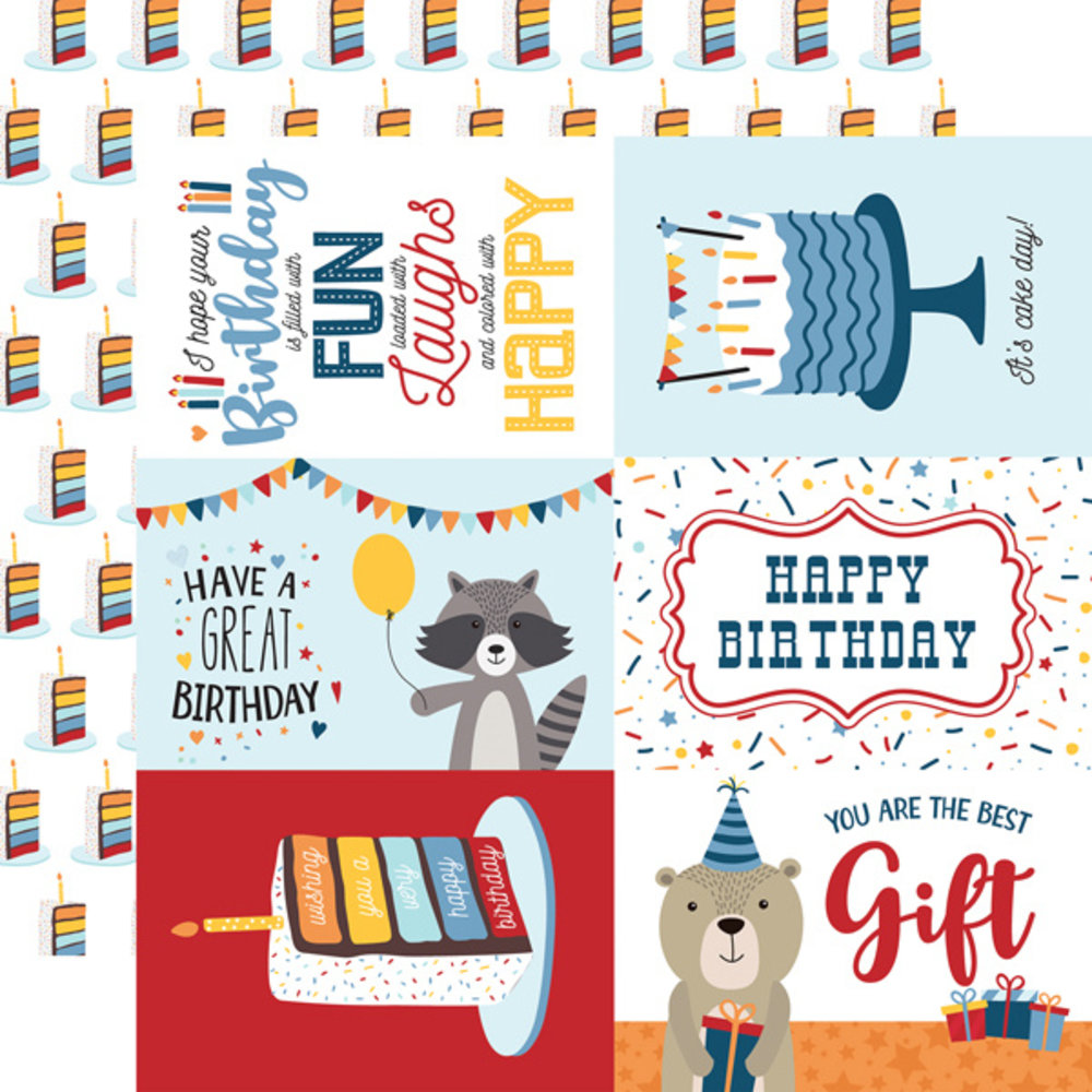 Echo Park Birthday Boy 12x12 Inch Collection Kit (BIB263016) (DISCONTINUED) Echo Park Birthday Boy 12x12 Inch Collection Kit (BIB263016) (DISCONTINUED)