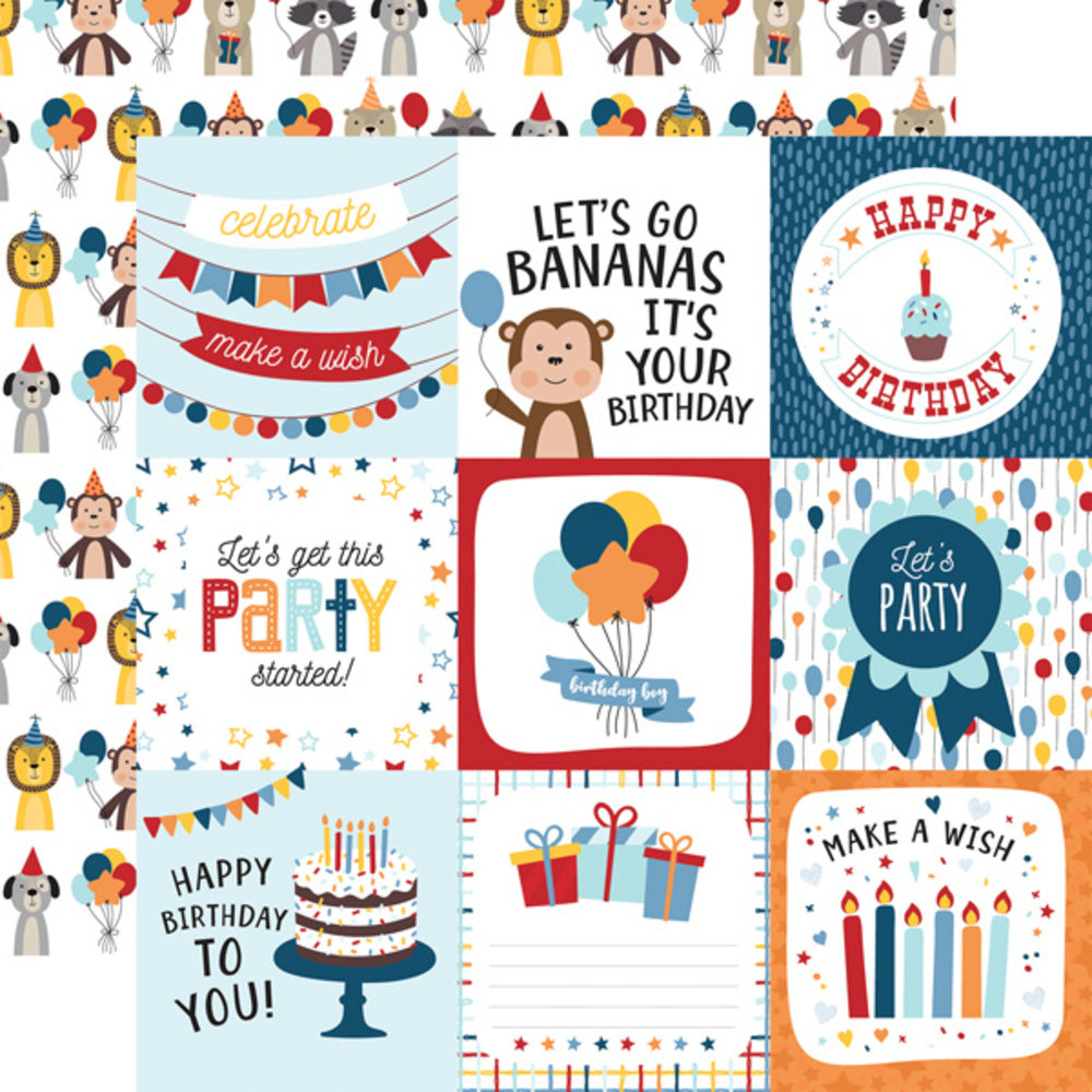 Echo Park Birthday Boy 12x12 Inch Collection Kit (BIB263016) (DISCONTINUED) Echo Park Birthday Boy 12x12 Inch Collection Kit (BIB263016) (DISCONTINUED)