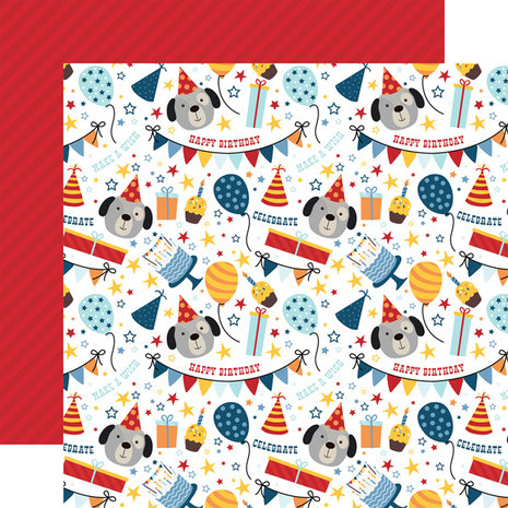 Echo Park Birthday Boy 6x6 Inch Paper Pad (BIB263023) (DISCONTINUED) Echo Park Birthday Boy 6x6 Inch Paper Pad (BIB263023) (DISCONTINUED)
